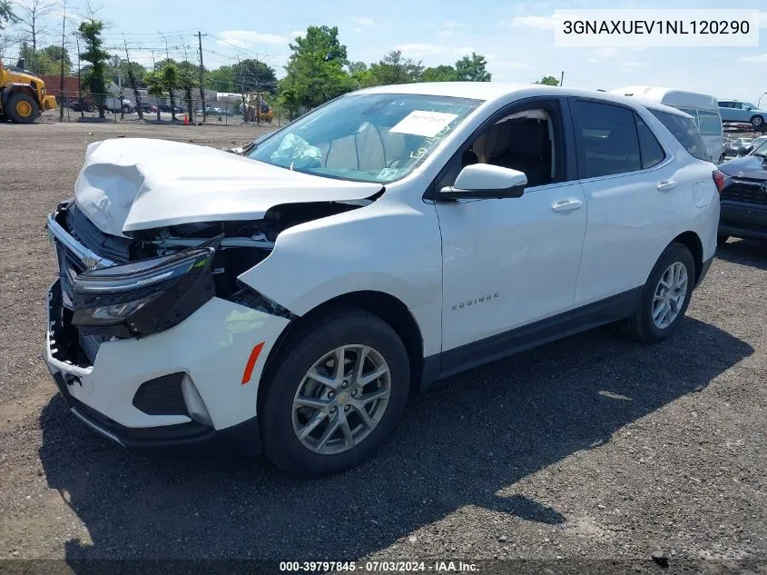 2022 Chevrolet Equinox Awd Lt VIN: 3GNAXUEV1NL120290 Lot: 39797845