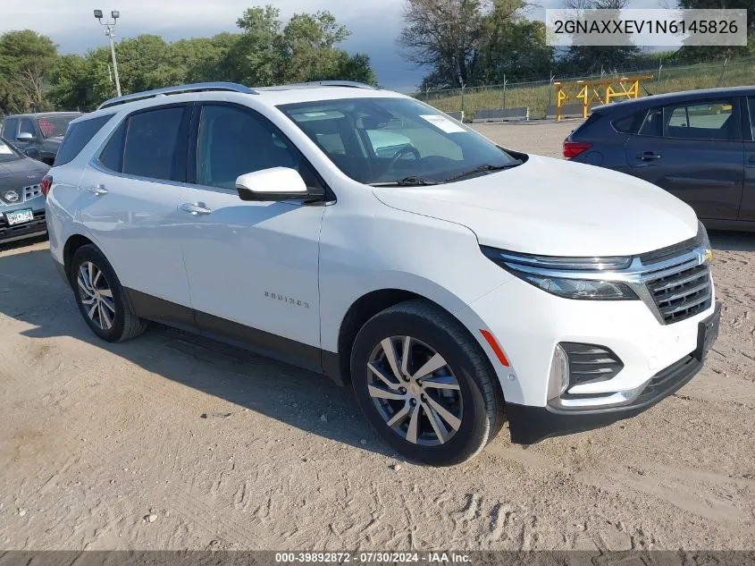 2022 Chevrolet Equinox Awd Premier VIN: 2GNAXXEV1N6145826 Lot: 39892872