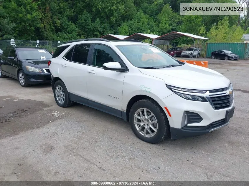 2022 Chevrolet Equinox Awd Lt VIN: 3GNAXUEV7NL290623 Lot: 39990662