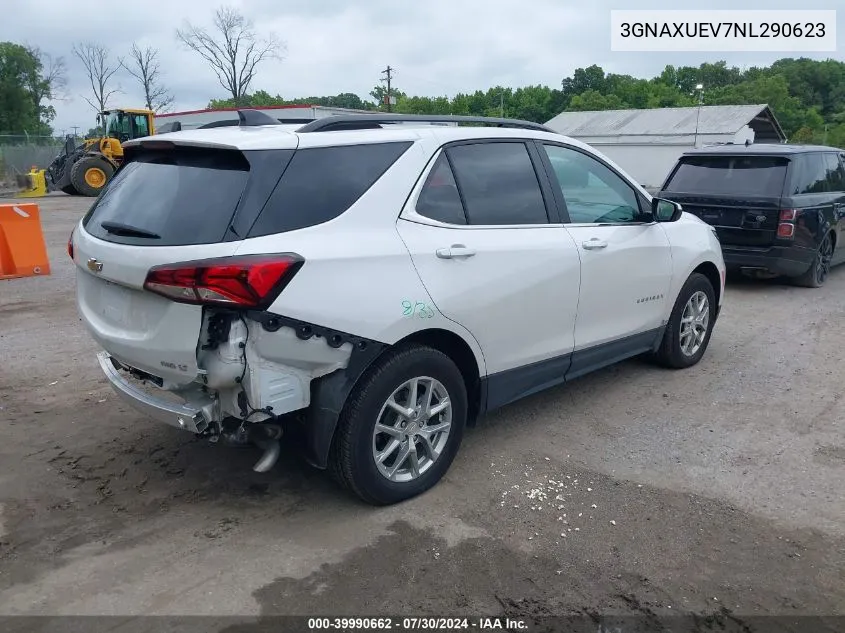 2022 Chevrolet Equinox Awd Lt VIN: 3GNAXUEV7NL290623 Lot: 39990662