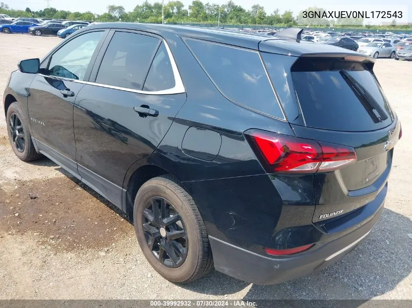 2022 Chevrolet Equinox Awd Lt VIN: 3GNAXUEV0NL172543 Lot: 39992932