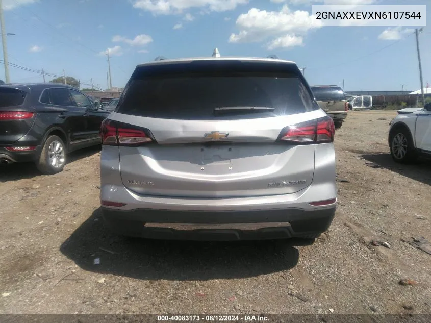 2022 Chevrolet Equinox Awd Premier VIN: 2GNAXXEVXN6107544 Lot: 40083173