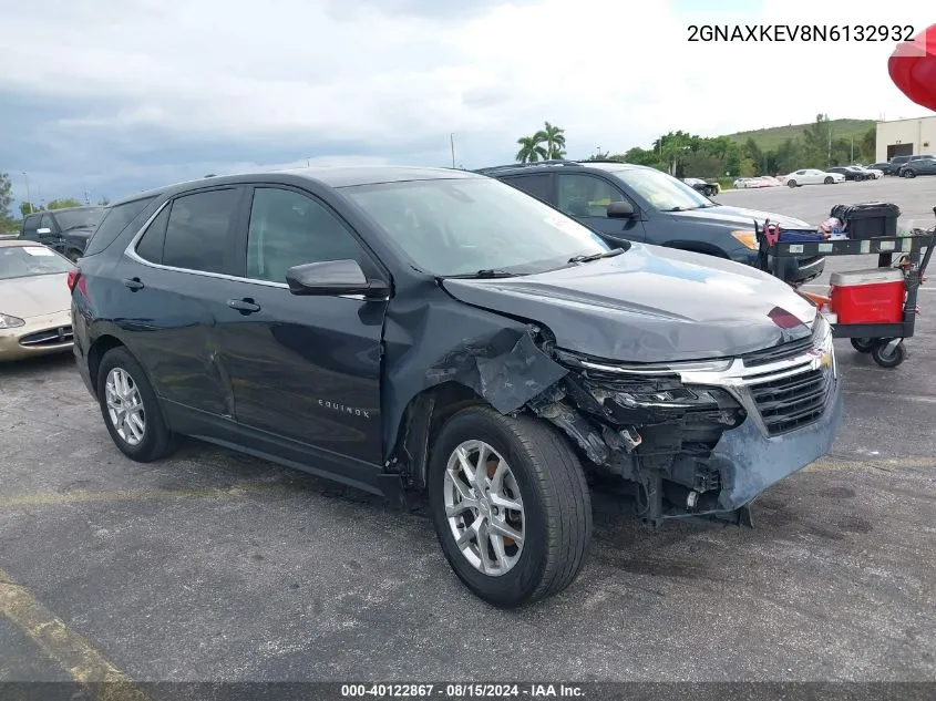 2022 Chevrolet Equinox Fwd Lt VIN: 2GNAXKEV8N6132932 Lot: 40122867