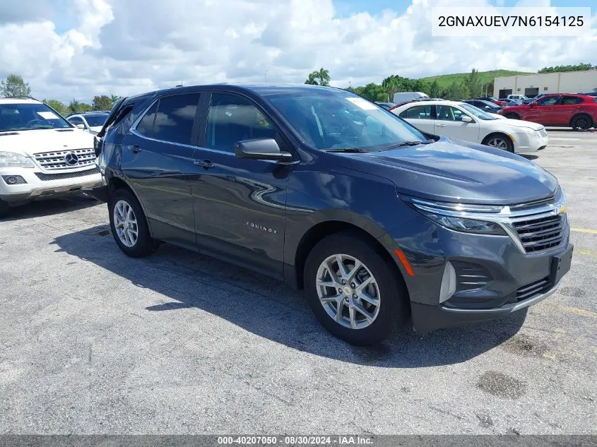 2022 Chevrolet Equinox Awd Lt VIN: 2GNAXUEV7N6154125 Lot: 40207050