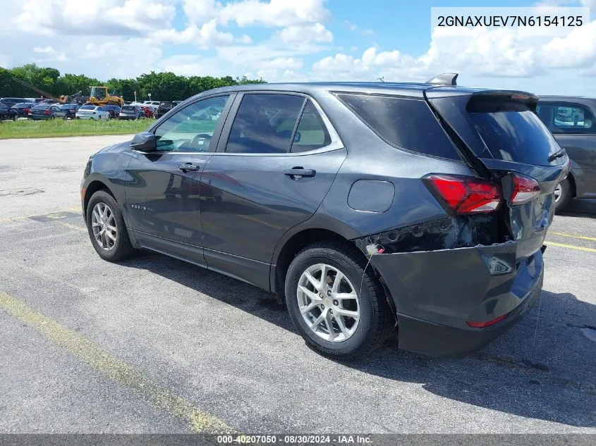 2022 Chevrolet Equinox Awd Lt VIN: 2GNAXUEV7N6154125 Lot: 40207050