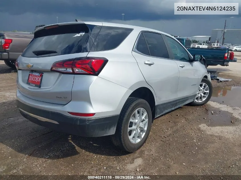 2022 Chevrolet Equinox Awd 2Fl VIN: 2GNAXTEV4N6124235 Lot: 40211118