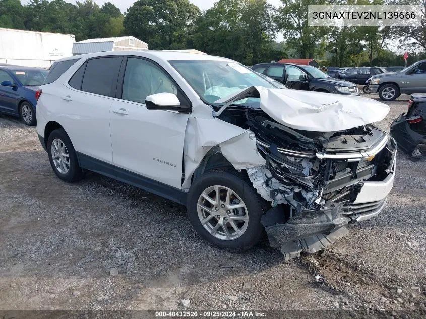 2022 Chevrolet Equinox Awd 2Fl VIN: 3GNAXTEV2NL139666 Lot: 40432526