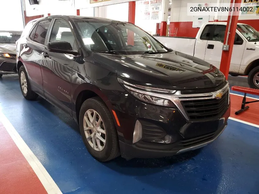 2GNAXTEV8N6114002 2022 Chevrolet Equinox Awd 2Fl