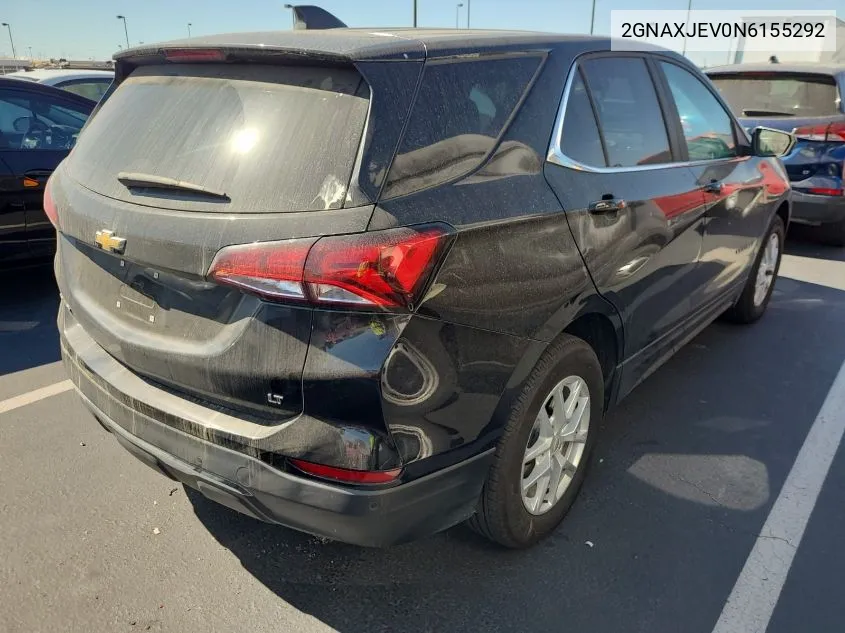 2GNAXJEV0N6155292 2022 Chevrolet Equinox Lt