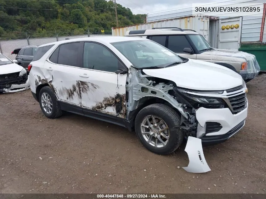 2022 Chevrolet Equinox Awd Lt VIN: 3GNAXUEV3NS102895 Lot: 40447848