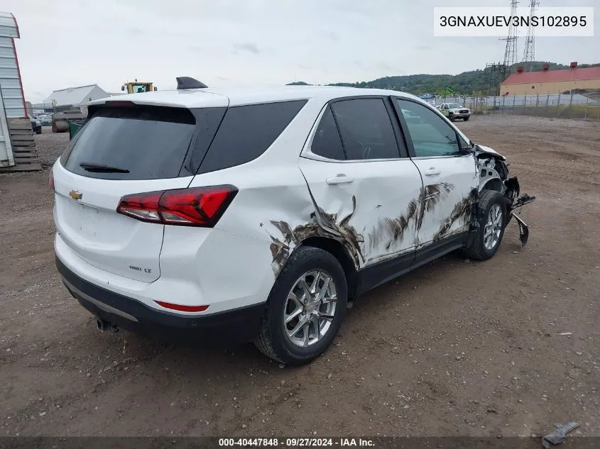 2022 Chevrolet Equinox Awd Lt VIN: 3GNAXUEV3NS102895 Lot: 40447848