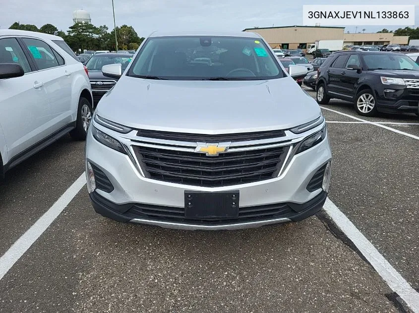 3GNAXJEV1NL133863 2022 Chevrolet Equinox Lt