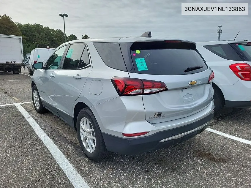 2022 Chevrolet Equinox Lt VIN: 3GNAXJEV1NL133863 Lot: 40451962