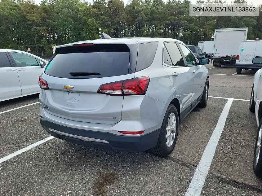 3GNAXJEV1NL133863 2022 Chevrolet Equinox Lt