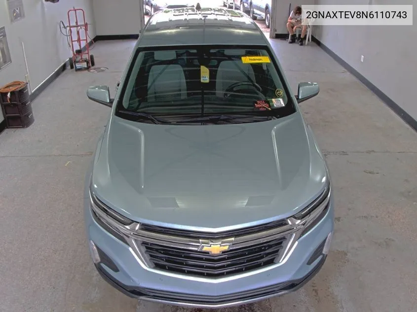 2022 Chevrolet Equinox Awd 2Fl VIN: 2GNAXTEV8N6110743 Lot: 40454137