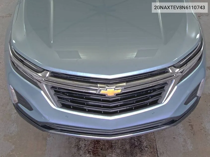 2022 Chevrolet Equinox Awd 2Fl VIN: 2GNAXTEV8N6110743 Lot: 40454137