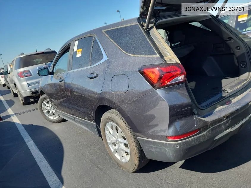 2022 Chevrolet Equinox Lt VIN: 3GNAXJEV9NS133731 Lot: 40459530