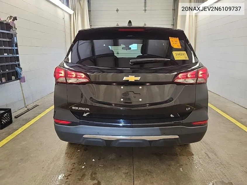 2022 Chevrolet Equinox Fwd 2Fl VIN: 2GNAXJEV2N6109737 Lot: 40550977