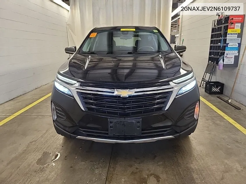 2022 Chevrolet Equinox Fwd 2Fl VIN: 2GNAXJEV2N6109737 Lot: 40550977