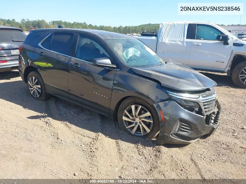 2GNAXKEV5NS238546 2022 Chevrolet Equinox Fwd Lt