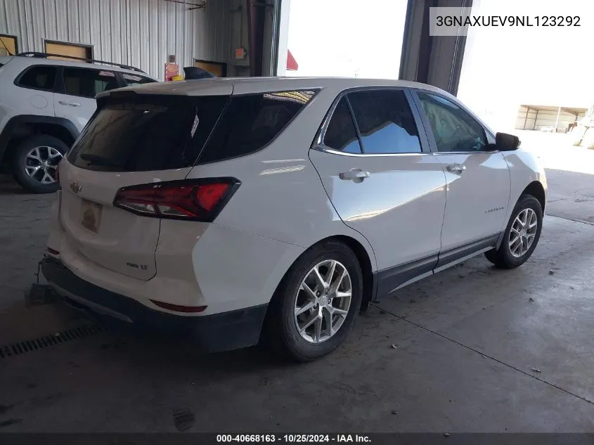 2022 Chevrolet Equinox Awd Lt VIN: 3GNAXUEV9NL123292 Lot: 40668163