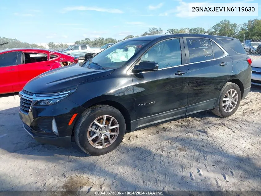 2022 Chevrolet Equinox Fwd 2Fl VIN: 2GNAXJEV1N6119630 Lot: 40673806