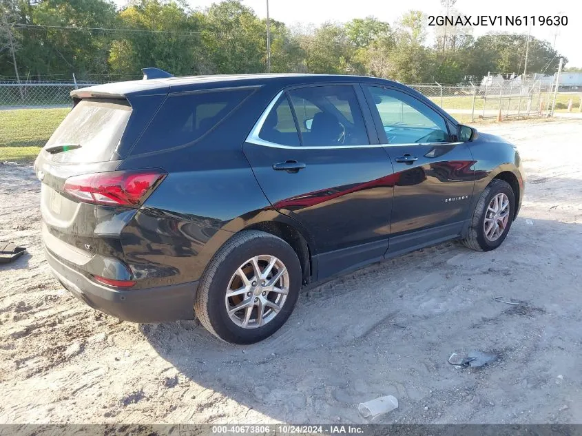 2022 Chevrolet Equinox Fwd 2Fl VIN: 2GNAXJEV1N6119630 Lot: 40673806