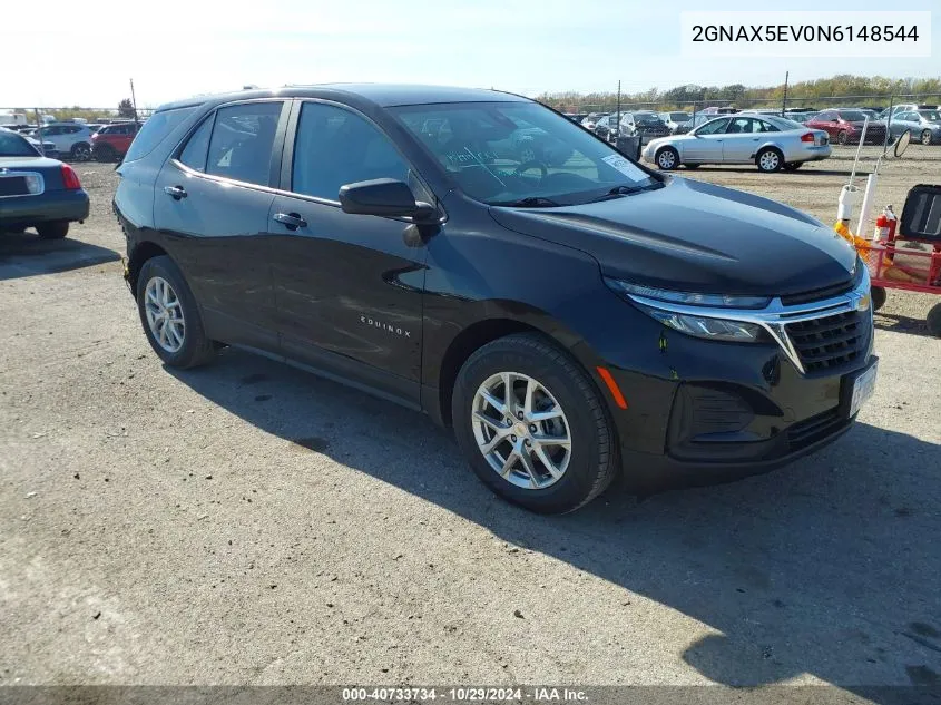 2022 Chevrolet Equinox Awd 1Fl VIN: 2GNAX5EV0N6148544 Lot: 40733734