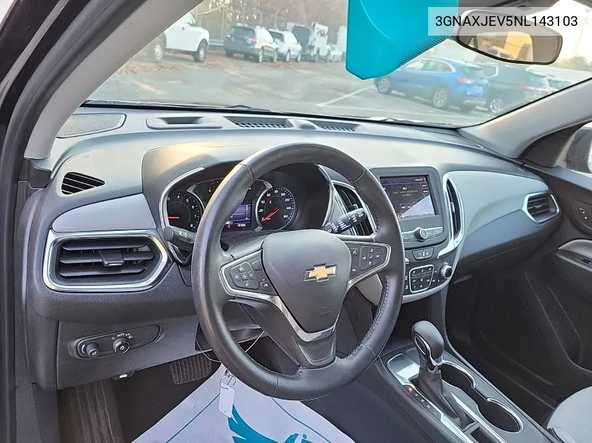 2022 Chevrolet Equinox Lt VIN: 3GNAXJEV5NL143103 Lot: 40749591