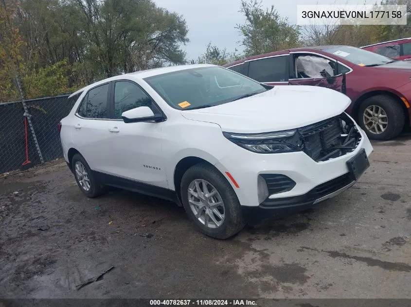 2022 Chevrolet Equinox Awd Lt VIN: 3GNAXUEV0NL177158 Lot: 40782637