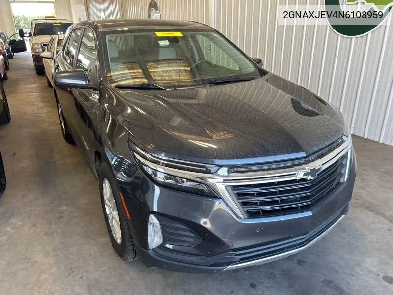 2022 Chevrolet Equinox Lt VIN: 2GNAXJEV4N6108959 Lot: 40795108