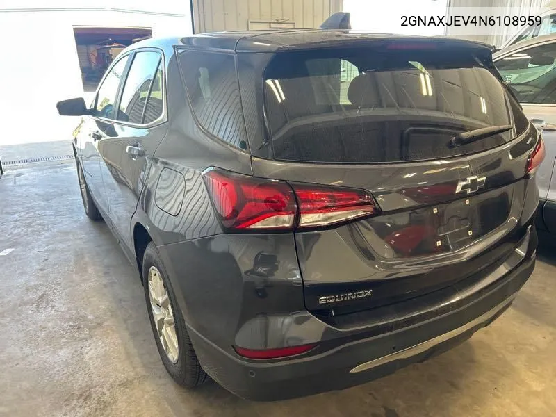 2022 Chevrolet Equinox Lt VIN: 2GNAXJEV4N6108959 Lot: 40795108