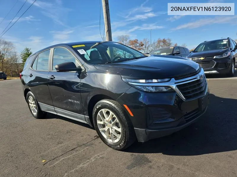 2022 Chevrolet Equinox Fwd 1Fl VIN: 2GNAXFEV1N6123920 Lot: 40808022