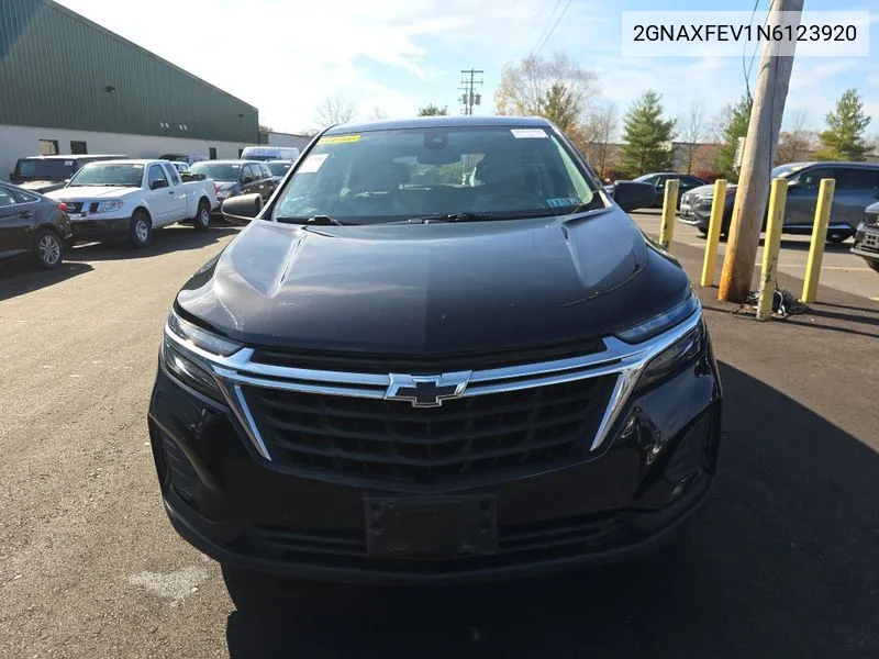 2022 Chevrolet Equinox Fwd 1Fl VIN: 2GNAXFEV1N6123920 Lot: 40808022