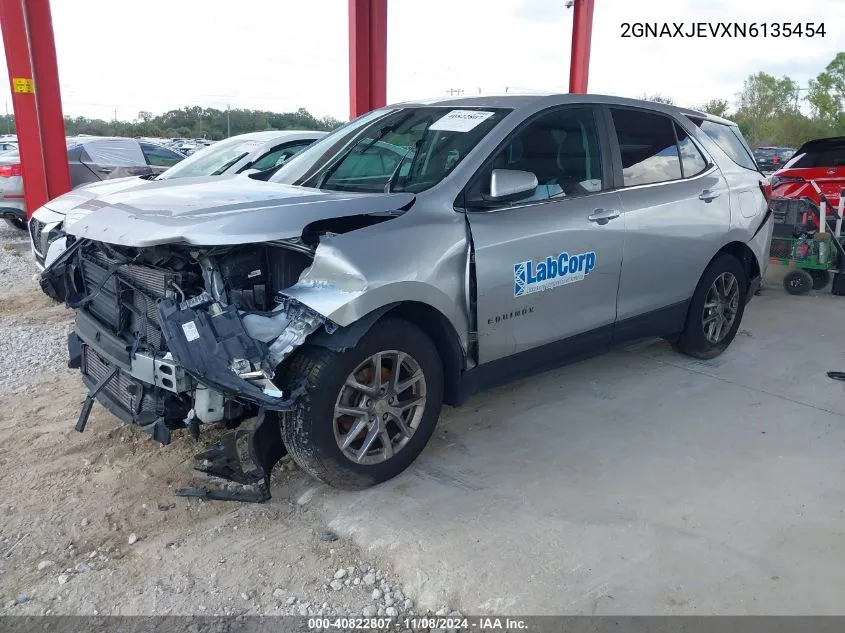 2022 Chevrolet Equinox Fwd 2Fl VIN: 2GNAXJEVXN6135454 Lot: 40822807