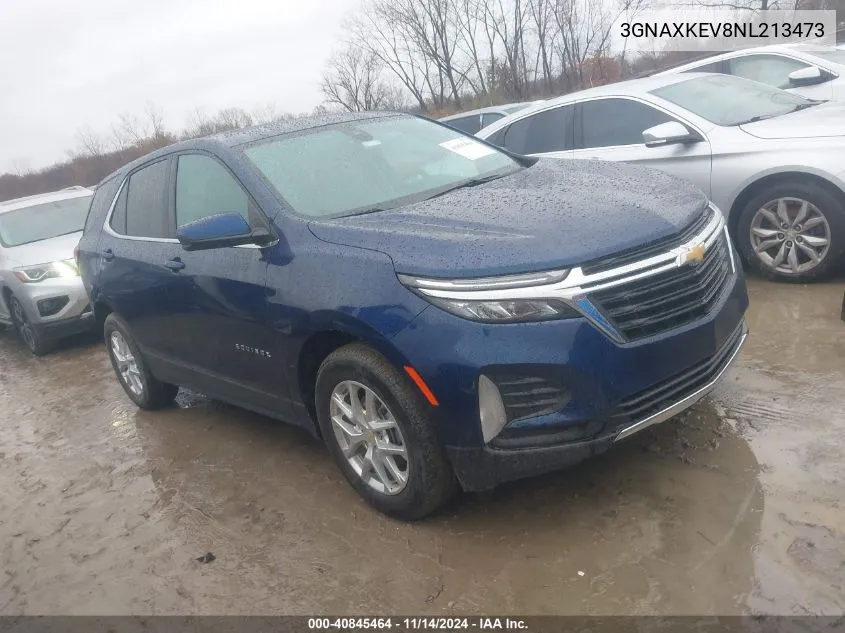 2022 Chevrolet Equinox Fwd Lt VIN: 3GNAXKEV8NL213473 Lot: 40845464