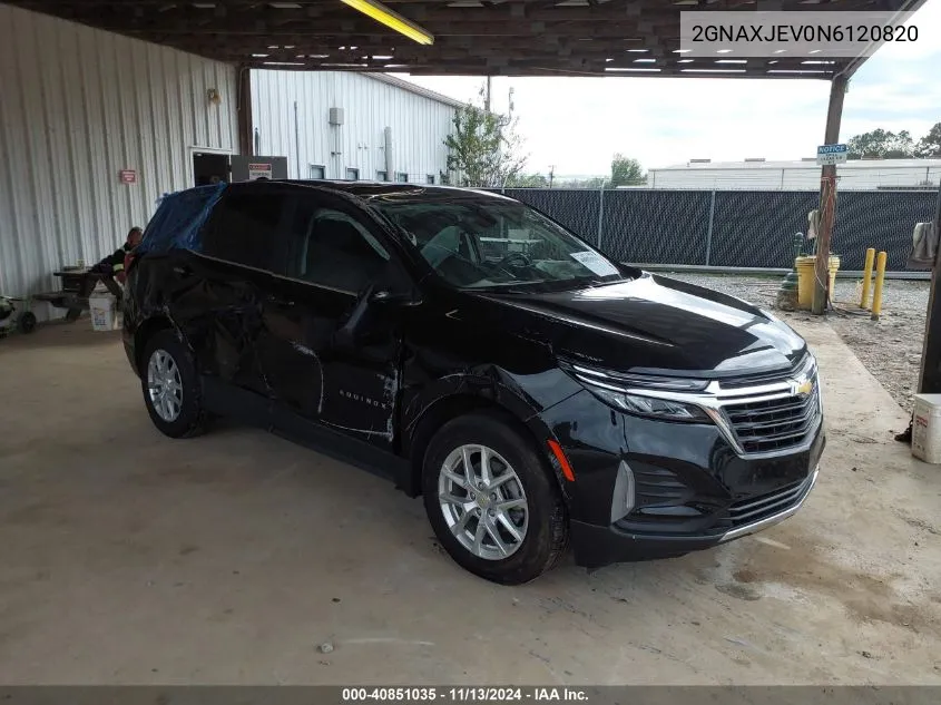 2022 Chevrolet Equinox Fwd 2Fl VIN: 2GNAXJEV0N6120820 Lot: 40851035