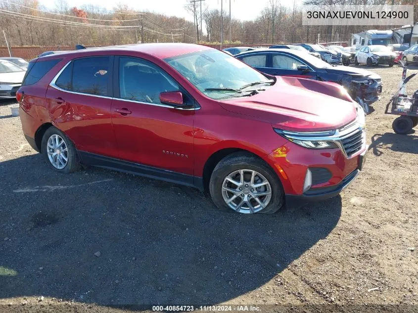 2022 Chevrolet Equinox Awd Lt VIN: 3GNAXUEV0NL124900 Lot: 40854723