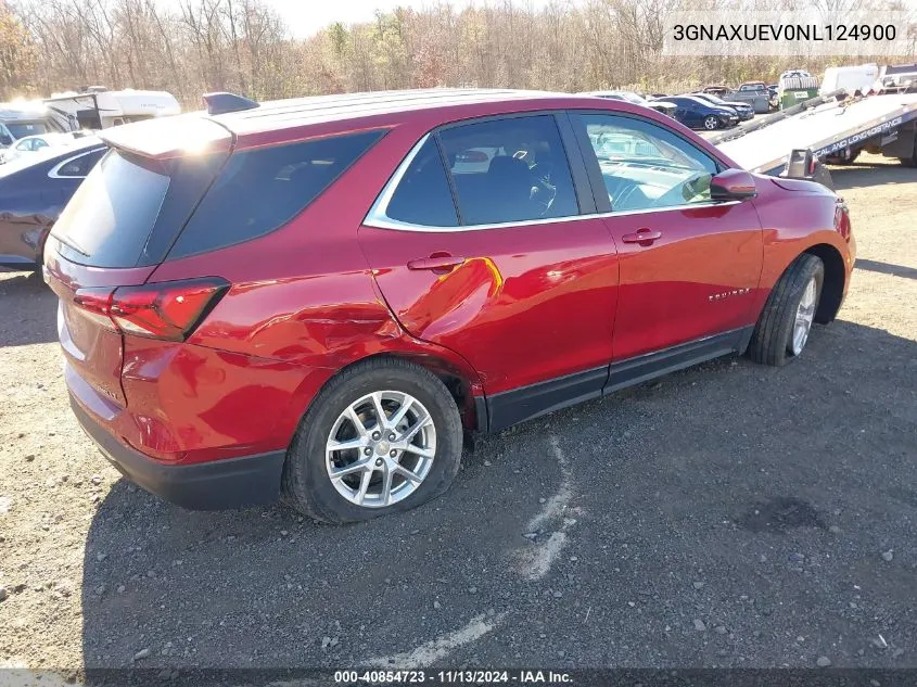 2022 Chevrolet Equinox Awd Lt VIN: 3GNAXUEV0NL124900 Lot: 40854723