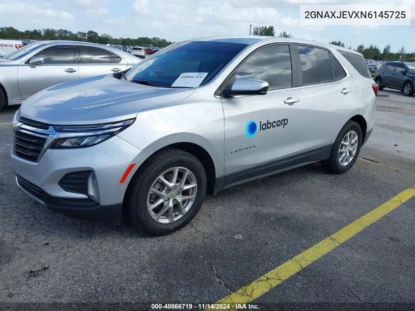 2022 Chevrolet Equinox Fwd 2Fl VIN: 2GNAXJEVXN6145725 Lot: 40866719