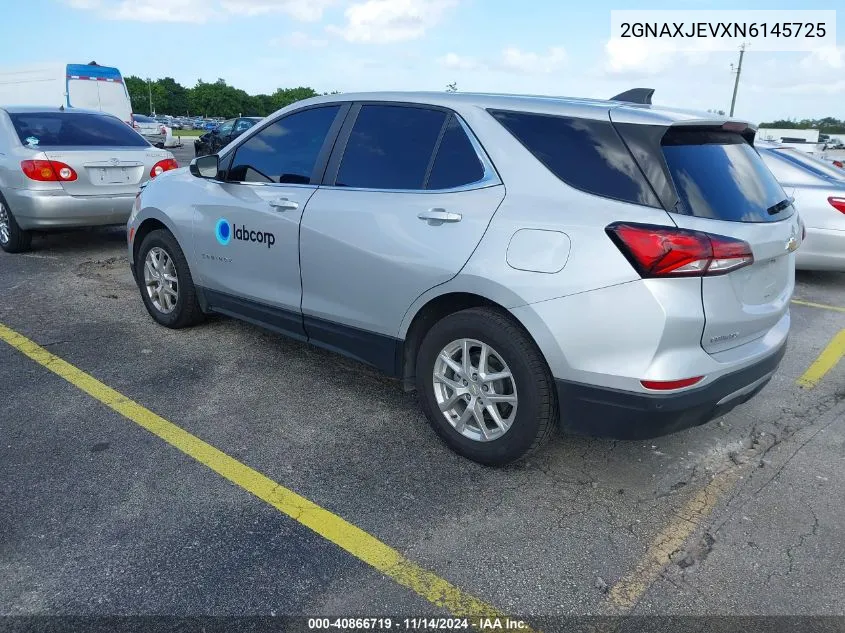 2022 Chevrolet Equinox Fwd 2Fl VIN: 2GNAXJEVXN6145725 Lot: 40866719