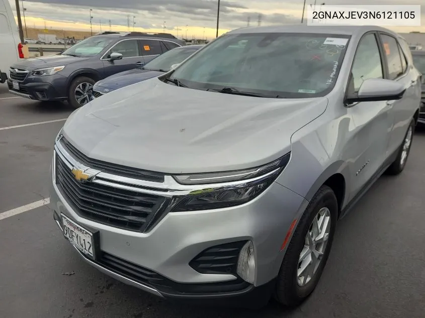 2022 Chevrolet Equinox Lt VIN: 2GNAXJEV3N6121105 Lot: 40881488