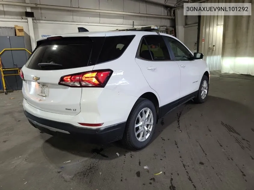 2022 Chevrolet Equinox Awd Lt VIN: 3GNAXUEV9NL101292 Lot: 40935772