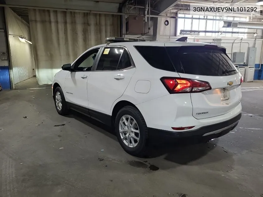 2022 Chevrolet Equinox Awd Lt VIN: 3GNAXUEV9NL101292 Lot: 40935772