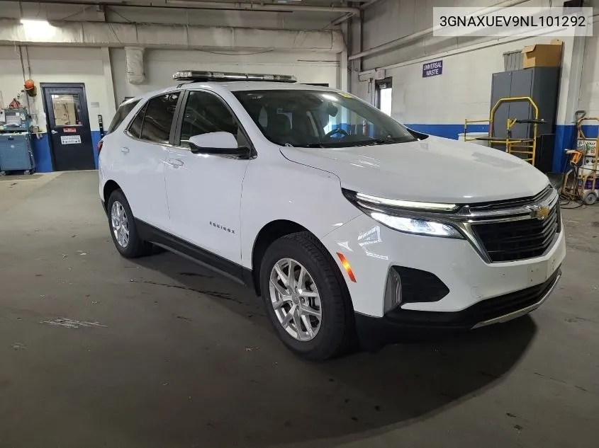 2022 Chevrolet Equinox Awd Lt VIN: 3GNAXUEV9NL101292 Lot: 40935772