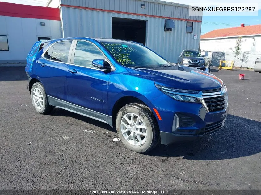 2023 Chevrolet Equinox VIN: 3GNAXUEG8PS122287 Lot: 12075341