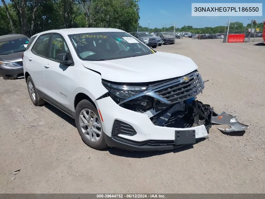 2023 Chevrolet Equinox Fwd Ls VIN: 3GNAXHEG7PL186550 Lot: 39644752