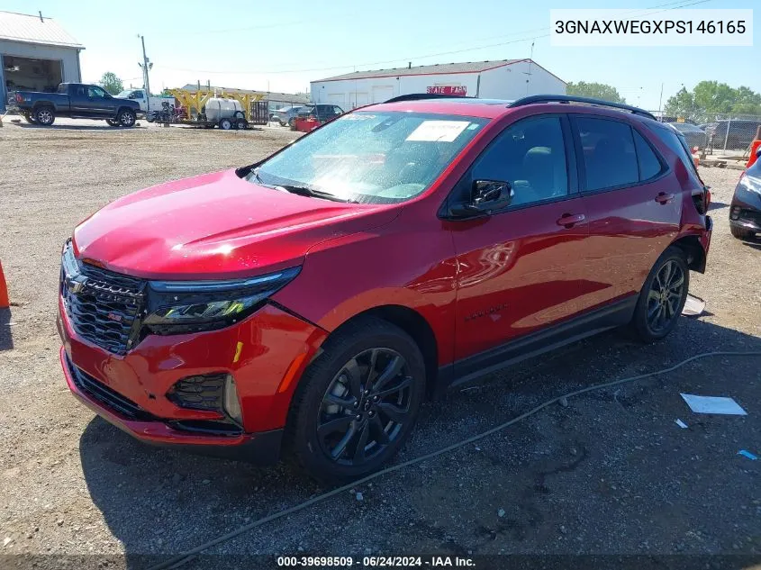 2023 Chevrolet Equinox Awd Rs VIN: 3GNAXWEGXPS146165 Lot: 39698509