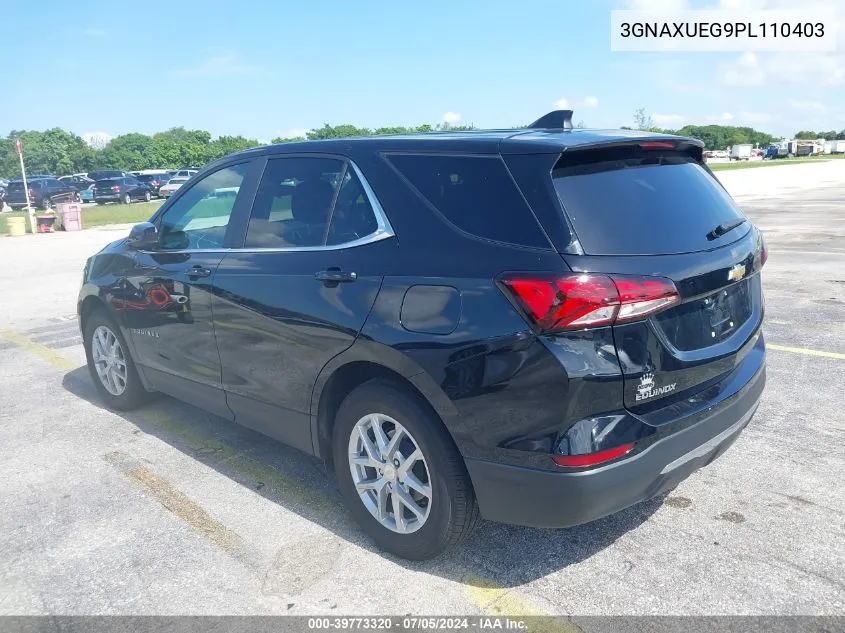 2023 Chevrolet Equinox Awd Lt VIN: 3GNAXUEG9PL110403 Lot: 39773320