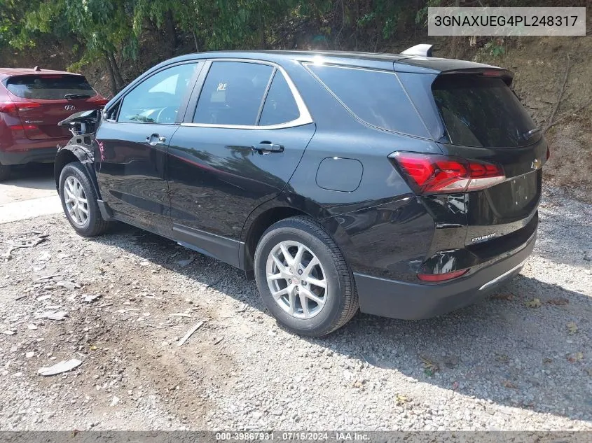 2023 Chevrolet Equinox Awd Lt VIN: 3GNAXUEG4PL248317 Lot: 39867931